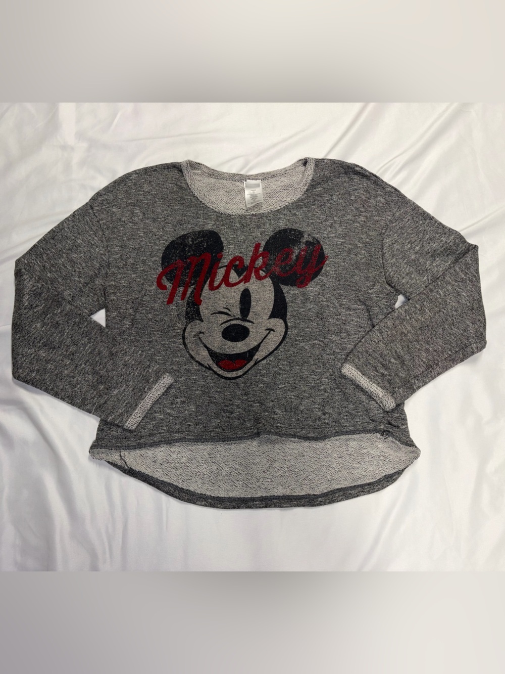 Mickey Mouse Gray Pullover Sweatshirt Lot N